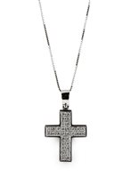 Collana Promesse Donna in Oro bianco Diamante 0.14 Ct CRPAV2-1 - CRPAV2-1